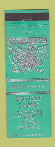 Matchbook Cover - Locust Lawn Ionia NY