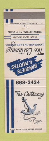Matchbook Cover - The Castaways Brewerton NY