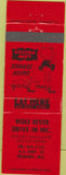 Matchbook Cover - Wolf River Drive In Fremont WI girlie