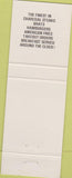 Matchbook Cover - Hungry Bull Charcoal House Menasha WI