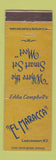 Matchbook Cover - El Maracca Larchmont NY WORN