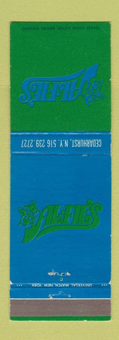 Matchbook Cover - Alfie's Cedarhurst NY WEAR