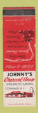 Matchbook Cover - Johnson's Charcoal House Commack NY WEAR