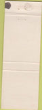 Matchbook Cover - Beach Oyster Bar Fort Myers Beach FL