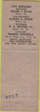 Matchbook Cover - Keystone Match Club 1954 Philadelpha PA pinup