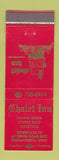 Matchbook Cover - Chalet Inn Wapakoneta OH