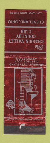 Matchbook Cover - Chagrin Valley Country Club Cleveland OH WORN