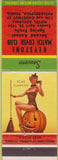 Matchbook Cover - Keystone Match Club 1954 Philadelpha PA pinup