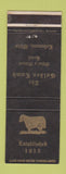 Matchbook Cover - The Golden Lamb Lebanon OH WEAR