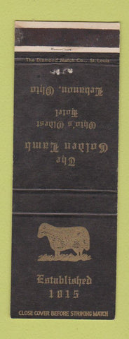 Matchbook Cover - The Golden Lamb Lebanon OH WEAR