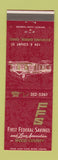Matchbook Cover - First Federal Savings Bowling Green OH