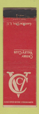 Matchbook Cover - Cherry Valley Country Club Garden City LI NY WORN