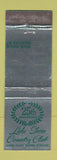 Matchbook Cover - Lake Shore Country Club Rochester NY