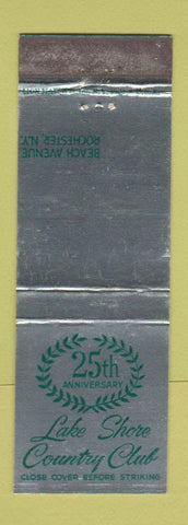 Matchbook Cover - Lake Shore Country Club Rochester NY