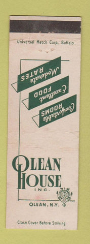 Matchbook Cover - Olean House NY WEAR