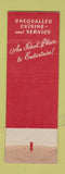 Matchbook Cover - Elmhurst Country Club IL WORN