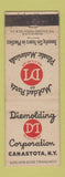 Matchbook Cover - Diemolding Corp Plastics Canastota NY WEAR