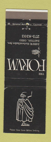 Matchbook Cover - The Forum Dayton OH Greek Restaurant