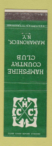 Matchbook Cover - Hampshire Country Club Mamaroneck NY