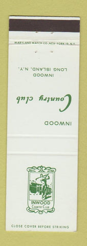 Matchbook Cover - Inwood Country Club LI NY