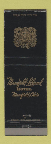 Matchbook Cover - Mansfield Leland Hotel Mansfield OH