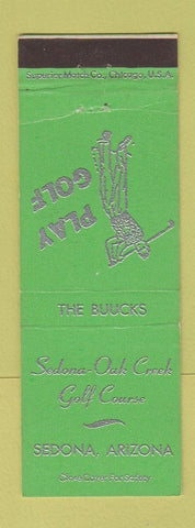 Matchbook Cover - Sedona Oak Creek Golf Course Sedona AZ