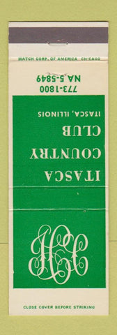 Matchbook Cover - Itasca Country Club IL