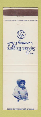 Matchbook Cover - Shaker Heights Country Club OH