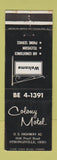 Matchbook Cover - Colony Motel Strongsville OH
