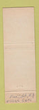 Matchbook Cover - Meridian Hills Country Club Indianapolis IN
