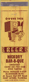 Matchbook Cover - Hickory BBQ Fort Myers FL