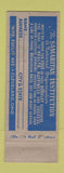 Matchbook Cover - Samaritan Institution Cleveland OH alcohol rehab alcoholism