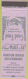 Matchbook Cover - Dunton House Restaurant Arlington Heights IL WEAR
