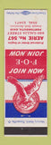 Matchbook Cover - Eagles Club Portsmouth OH