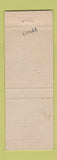 Matchbook Cover - Sugar Valley Market Restaurant Bellbrook OH