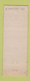 Matchbook Cover - Murphy's Palm Steak House Findlay OH