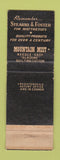 Matchbook Cover - Sterns & Foster Mattress Cincinnati OH
