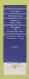 Matchbook Cover - Pollak Steel Rail Cincinnati OH BLUE