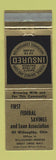Matchbook Cover - First Federal Savings and Loan Willoughby OH Mentor