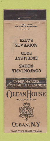 Matchbook Cover - Olean House NY WEAR