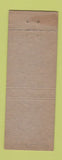 Matchbook Cover - Suburban Golf Club Union NJ WEAR