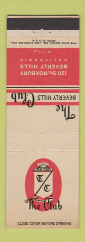 Matchbook Cover - Beverly Hills Club CA