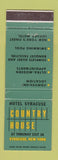 Matchbook Cover - Hotel Syracuse Country House NY
