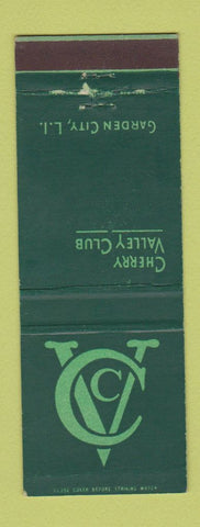 Matchbook Cover - Cherry Valley Country Club Garden City LI NY