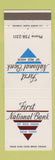 Matchbook Cover - First NATional Bank Red Hook NY