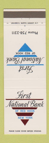 Matchbook Cover - First NATional Bank Red Hook NY