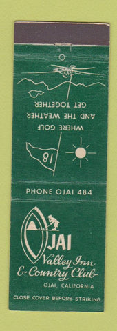 Matchbook Cover - Ojai Valley Inn Country Club CA