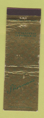 Matchbook Cover - Sherman's Syracuse NY WEAR