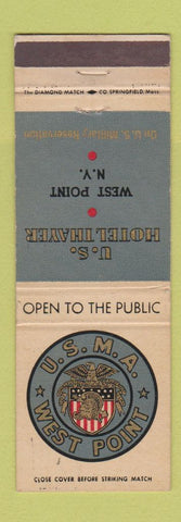 Matchbook Cover - US Hotel Thayer West Point NY
