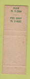 Matchbook Cover - Worcester Country Club Worcester MA